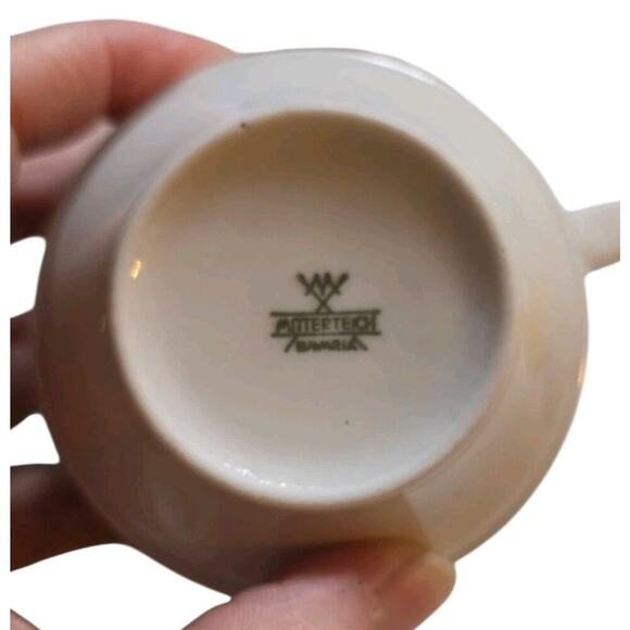 Mitterteich Bavaria Tea Cup Saucer and Plate Flowers Floral Two 3 Piece Set - Picture 6 of 6